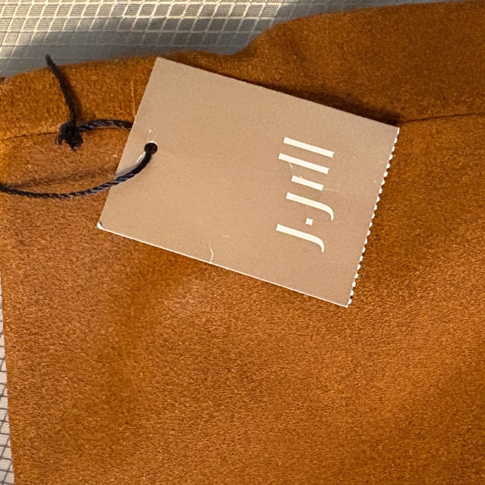 J. Jill Cognac Brown Sueded Leather Hobo Bag – Brand New with Tags - Picture 7 of 10